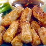 Рибени рулца с аспержи и лимонов сос