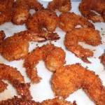 Пържени скариди с чесън