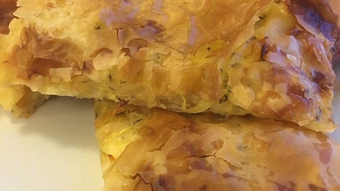 Баница с тиквички и сирене