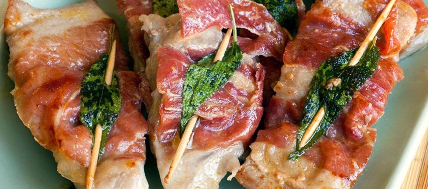 Салтимбока по римски (Saltimbocca alla Romana)